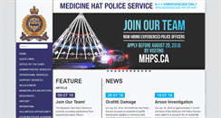 Desktop Screenshot of medicinehatpolice.com